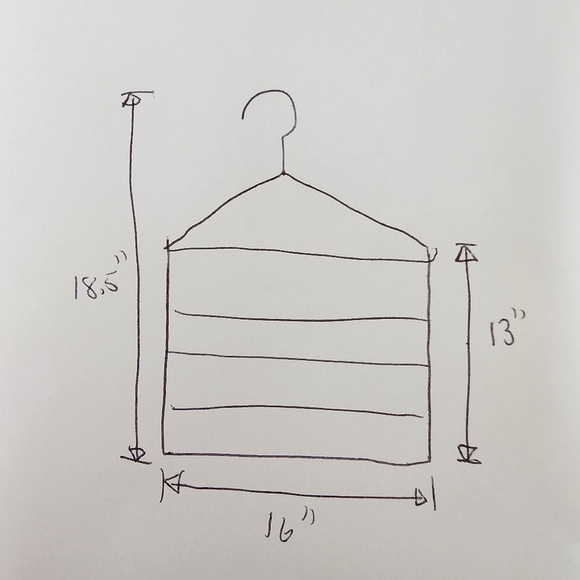Chrome Metal 5-Tier Swing-Arm Hanger - Picture 5 of 5
